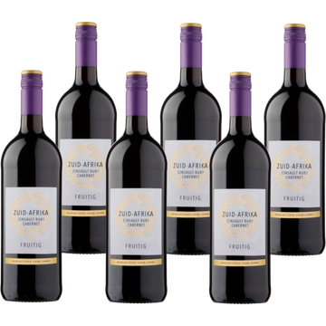 Jumbo Huiswijn - Fruitig - Zuid-Afrika - Cinsault - Ruby Cabernet - 1L