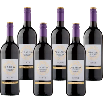 Jumbo Huiswijn - Fruitig - Zuid-Afrika - Cinsault - Ruby Cabernet - 1L