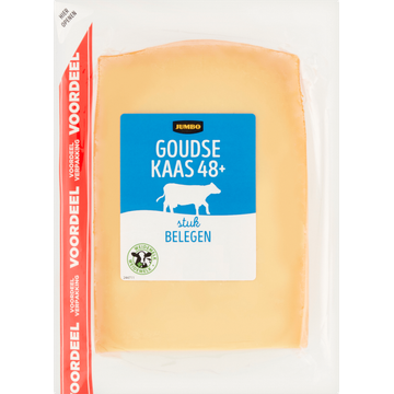 Jumbo Goudse Kaas 48+ Stuk Belegen Voordeelverpakking 950 g