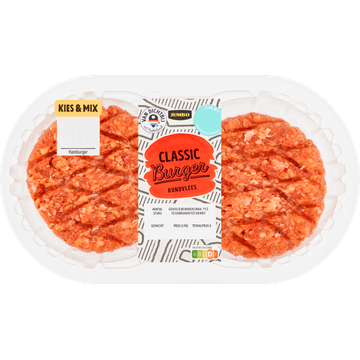 Jumbo Classic Burger Rundvlees 2 Stuks