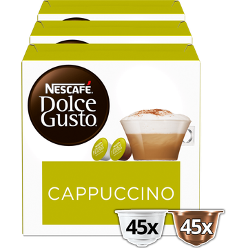 NESCAFE DOLCE GUSTO Cappuccino 3x349.5 Gram 30 Capsules Doos