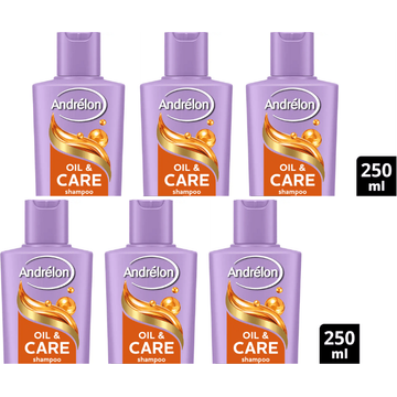 Andrélon Shampoo Oil & Care - 6 x 250ml