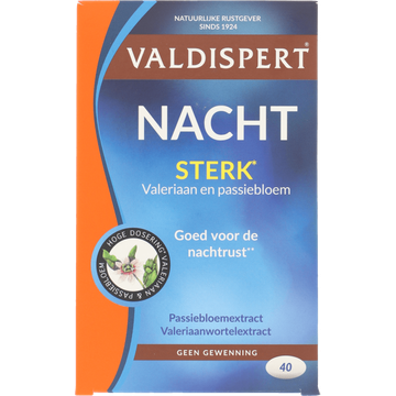 Valdispert Nacht Extra Sterk tabletten voor de nachtrust, 40 stuks