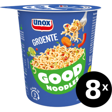 Unox Good Noodles Cup Groente 8 x 65 g