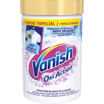 Vanish Oxi Action Whitening Booster Poeder - Vlekverwijderaar Voor Witte Was - 720g