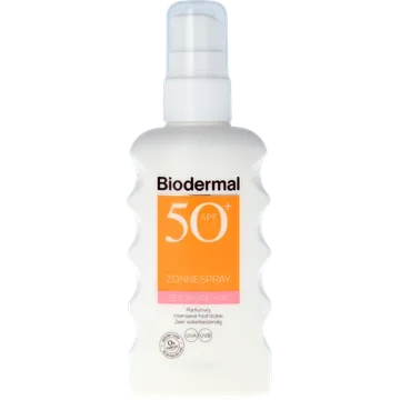 Biodermal Zonnespray  SPF 50+ Gevoelige Huid 175 ML