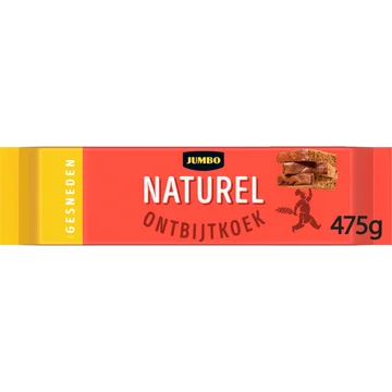 Jumbo Naturel Ontbijtkoek Gesneden 475 g