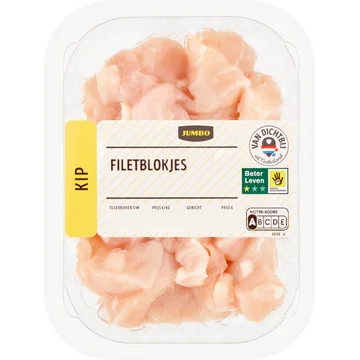 Jumbo Kipfiletblokjes 200 g