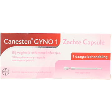 Canesten GynoZachte Capsule bij vaginale schimmel, 500mg