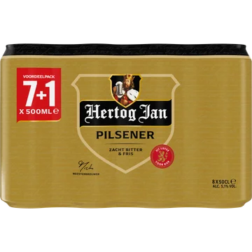 Hertog Jan Pilsener Bier Blik 8 x 500 ml