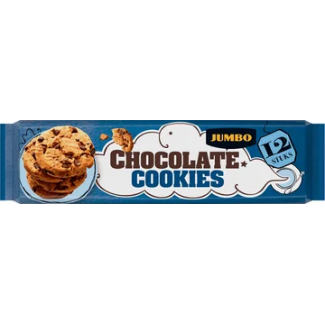 Jumbo Chocolate Cookies met Stukjes Pure Chocolade 225 g