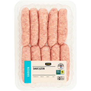 Jumbo Varkens Saucijzen 10 Stuks