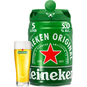 Heineken Premium Pilsener Bier Tapvat 5L 