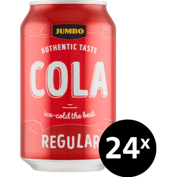 Jumbo Cola Regular Blik 24 x 330 ml