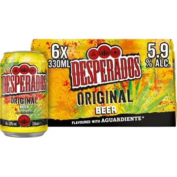 Desperados Original Bier Blik 6 x 330ml