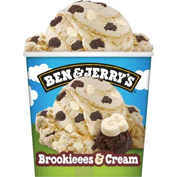 Ben & Jerry's IJs Brookieees & Cream 465 ml
