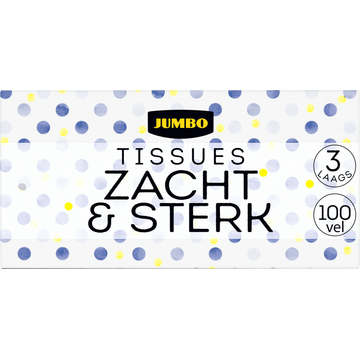 Jumbo Tissues Zacht & Sterk 3-Laags 100 Stuks