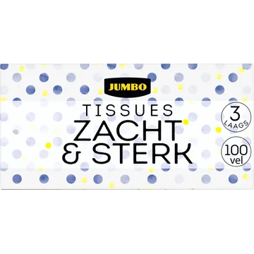 Jumbo Tissues Zacht & Sterk 3-Laags 100 Stuks