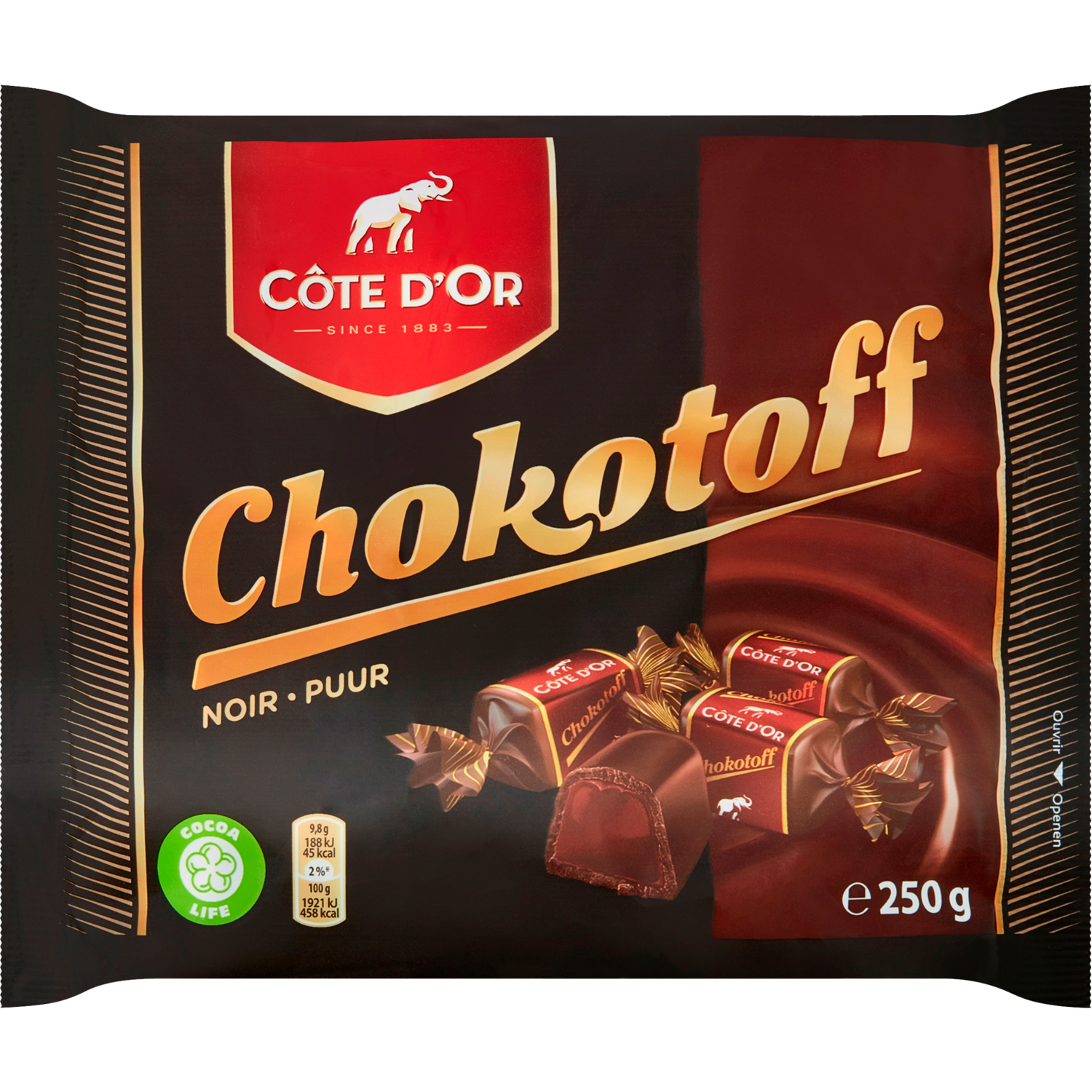 Côte d'Or Chokotoff Chocolaatjes Puur 250g