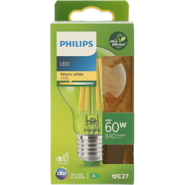 Philips Led Bulb 60W E27 2700K CL UE