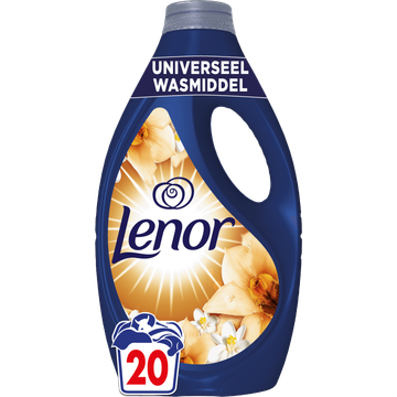 LENOR Vloeibaar Wasmiddel 20 Wasbeurten, Amber & Orchidee