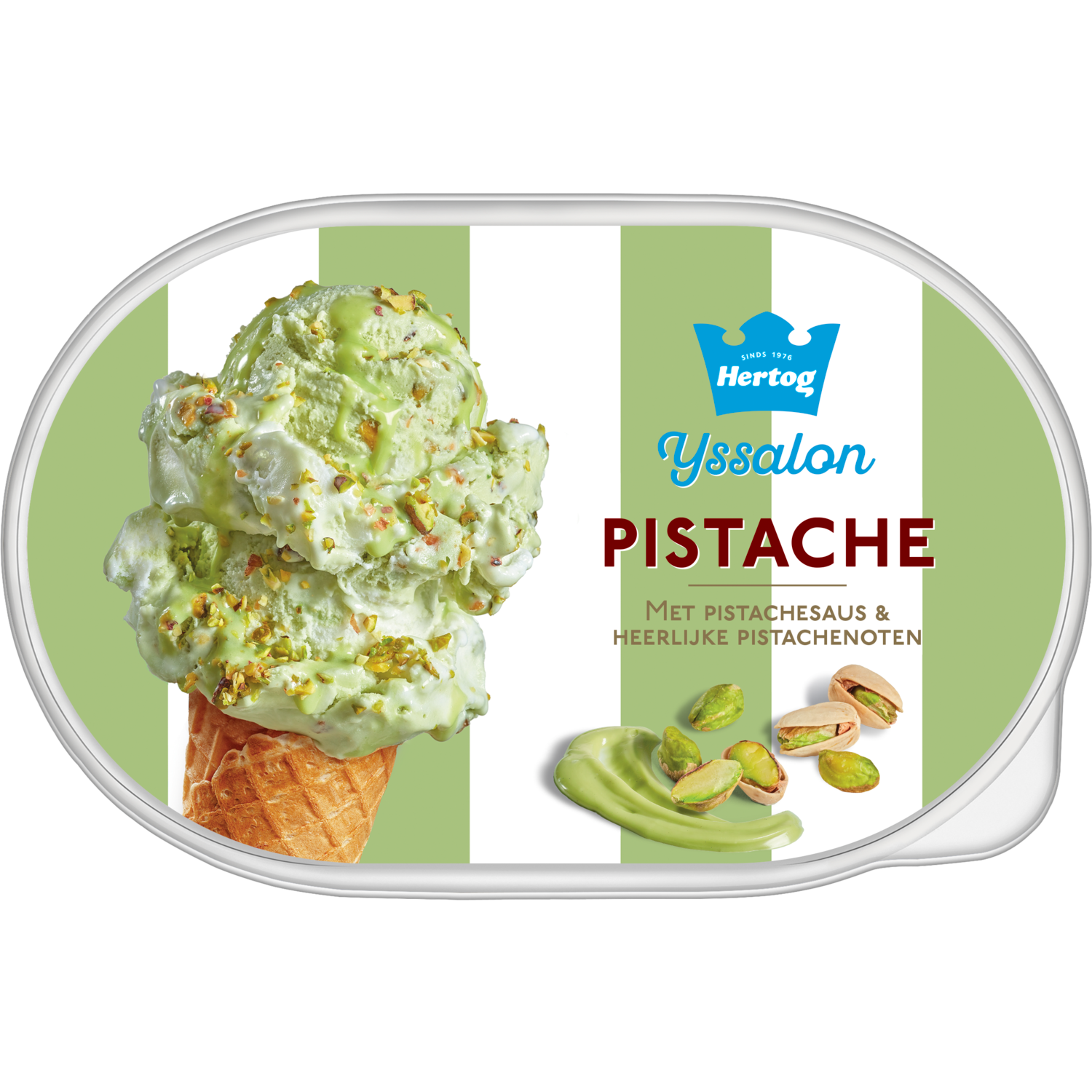 Hertog IJssalon IJs Pistache 825 ml