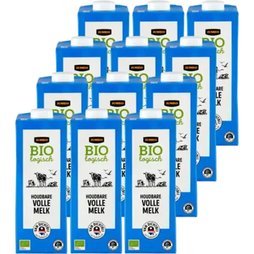Jumbo Biologische Volle Melk Houdbaar 12 x 1 L