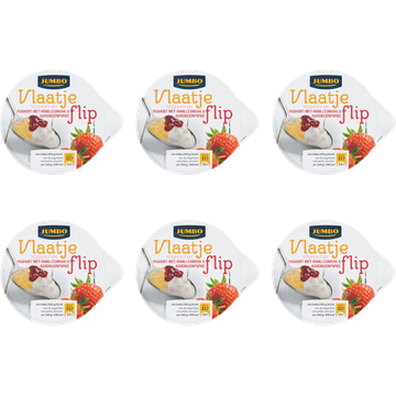 Jumbo Vlaatje Flip 6 x 200 g