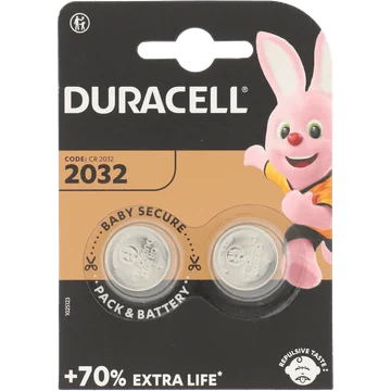 Duracell Knoopcel CR2032 2 Stuks