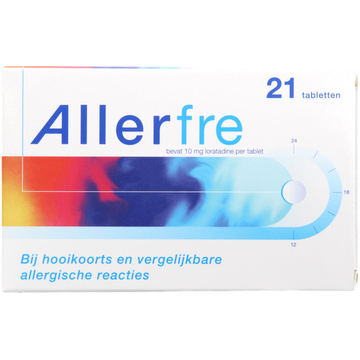 AllerfreTabletten bij hooikoorts of allergie 10mg, 21 stuks
