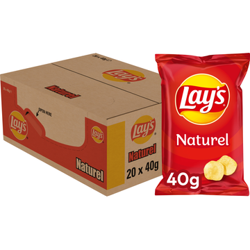 Lay's Naturel Chips 20 x 40 g