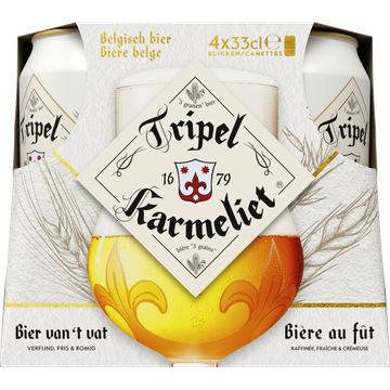 Tripel Karmeliet Belgisch Bier Blikken 4 x 33 cl
