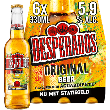 Desperados Original Bier Fles 6 x 330ml