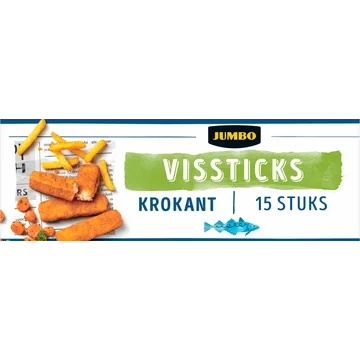 Jumbo Vissticks Krokant 15 Stuks
