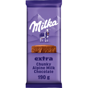 Milka Melk Chocolade Tablet 190g