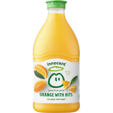 innocent orange juice with bits 1500ml