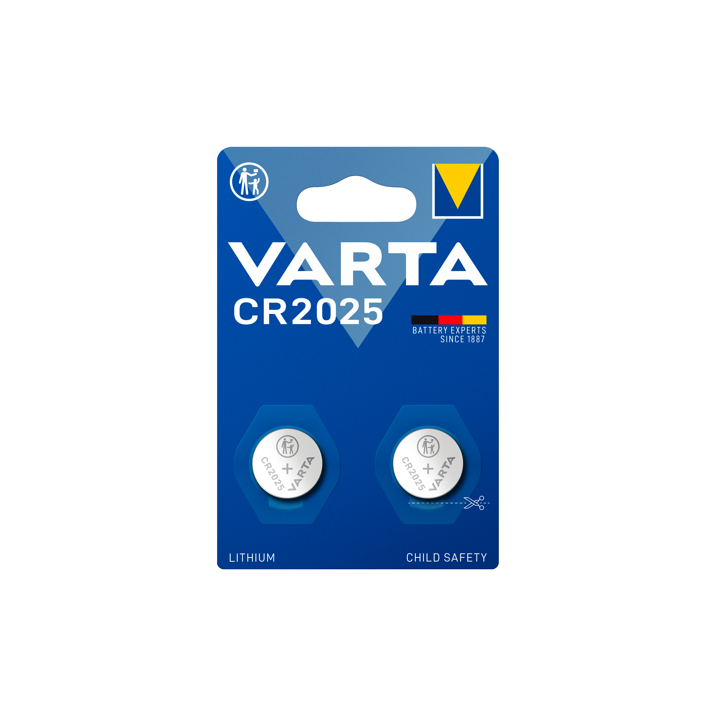 Varta Knoopcel CR2025 Lithium 2 Stuks