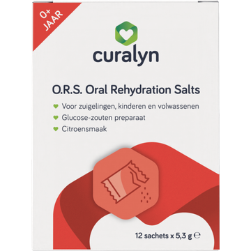 O.R.S. poeder citroen, 12 sachets