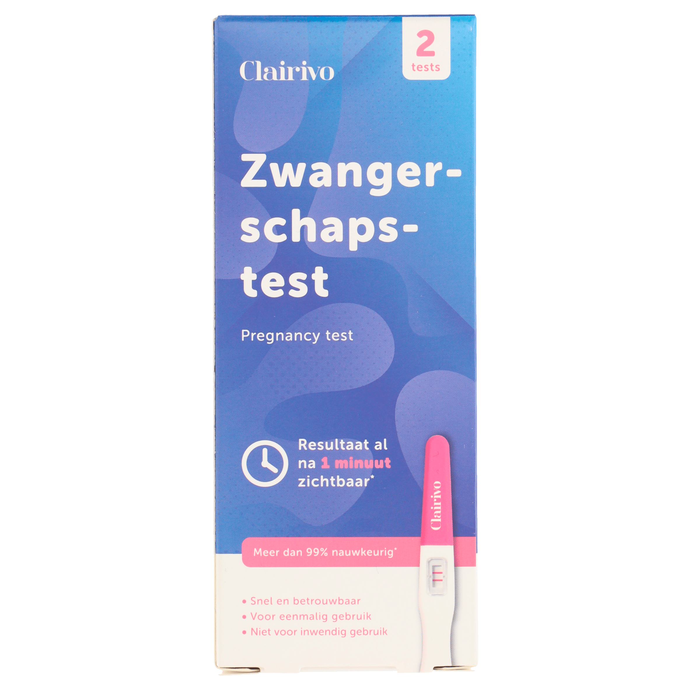 Clairivo Zwangerschapstest, 2 stuks