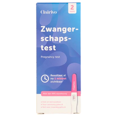 Clairivo Zwangerschapstest, 2 stuks