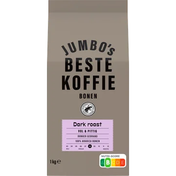 Jumbo's Koffiebonen Dark Roast Brasil & Colombia Notig & Cacao 1 kg