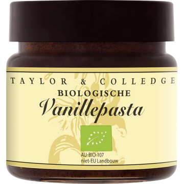 Taylor & Colledge biologische vanillepasta 65 g