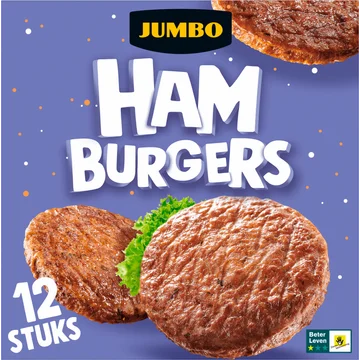 Jumbo Hamburgers 12 Stuks