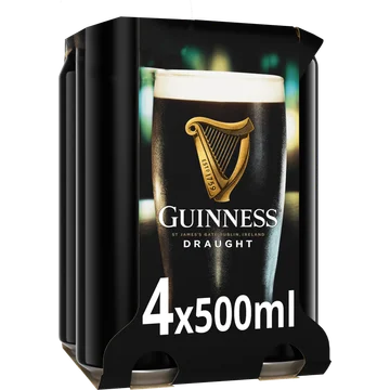 Guinness Draught Stout 4x500ML