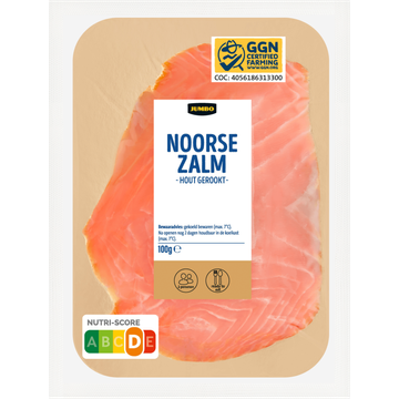 Jumbo Noorse Zalm Hout Gerookt 100 g
