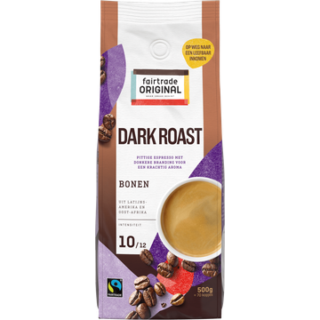 Fairtrade Original Dark Roast Bonen 500 g