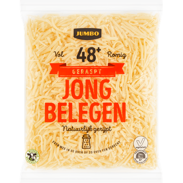 Jumbo Geraspte Kaas Jong Belegen 48+ 175 g