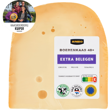 Jumbo Boerenkaas 48+ Extra Belegen Stuk ca. 419 g