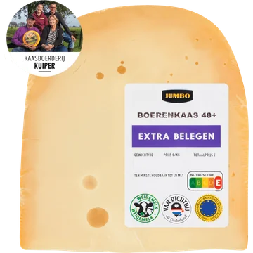 Jumbo Boerenkaas 48+ Extra Belegen Stuk ca. 419 g
