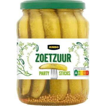 Jumbo Party Sticks Zoetzuur 360 g